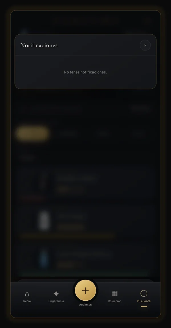 Notificaciones de PARFUMS